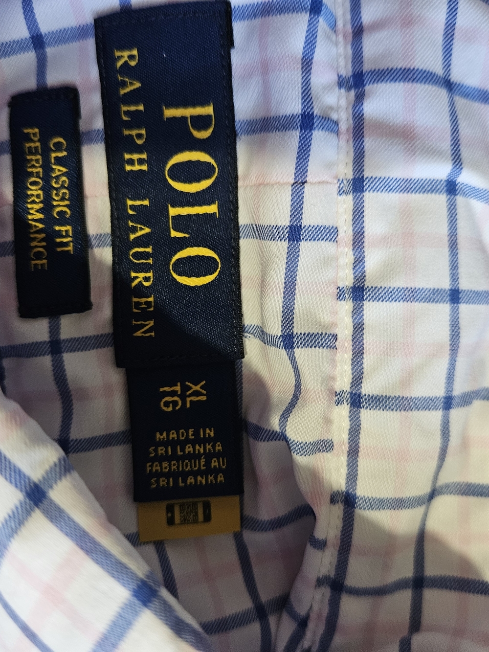 Polo by Ralph Lauren Pink and Blue Windowpane Check Shirt